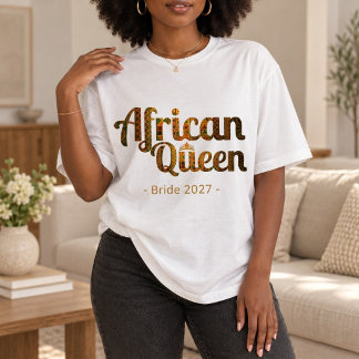 Afrikaanse Koningin T-Shirt — Cadeau voor Haar