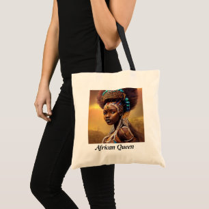 Afrikaanse koningin- tote bag
