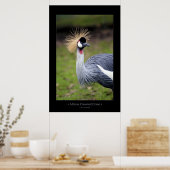 Afrikaanse kroonkraan poster (Keuken)