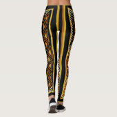 Afrikaanse Kuba Designer Leggings (Achterkant)
