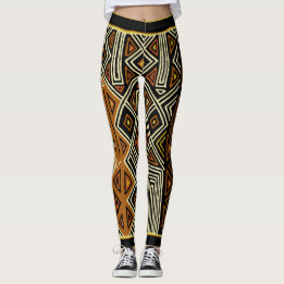 Afrikaanse Kuba Designer Leggings
