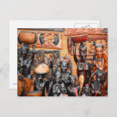 Afrikaanse kunst briefkaart (Voorkant / Achterkant)