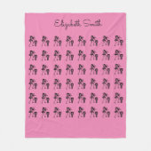 Afrikaanse kunst, gelukkige Djembe drumspeler Fleece Deken (Voorkant)