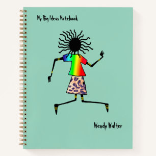 Afrikaanse kunst, Geweldige trendy meisje muziek v Notitieboek