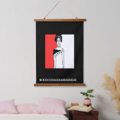 Afrikaanse kunst hangend wandkleed (Slaapkamer)