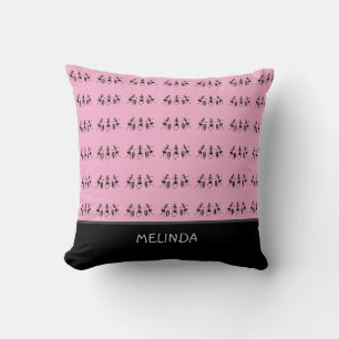 Afrikaanse kunst, Inspirerend dans, Schattige roze Kussen