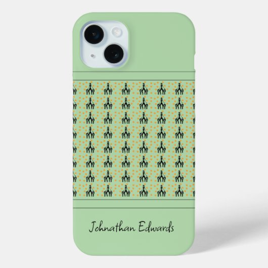 Afrikaanse kunst. Silhouette Viering Case-Mate iPhone Case (Achterkant)