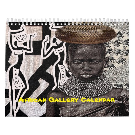 "Afrikaanse kunstgalerie" Kalender (Hoes)