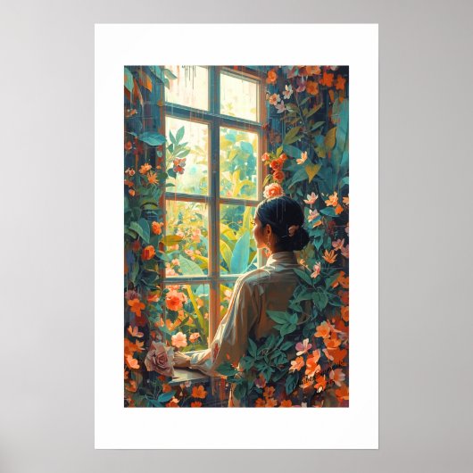 Afrikaanse kunstprint poster (Voorkant)