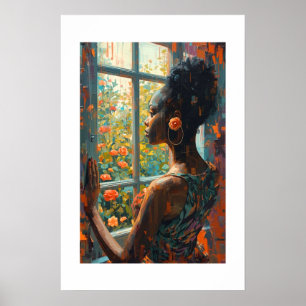 Afrikaanse kunstprint poster