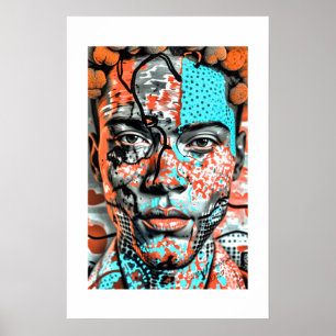 Afrikaanse kunstprint poster