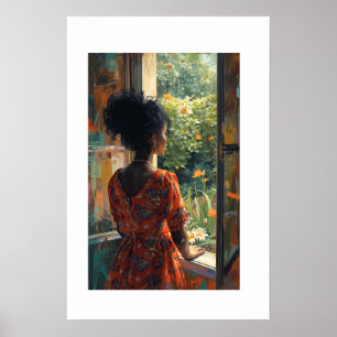 Afrikaanse kunstprint poster