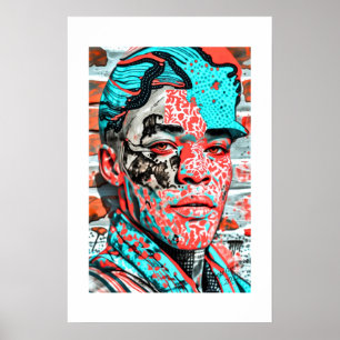 Afrikaanse kunstprint poster