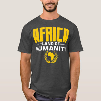 Afrikaanse land van de mensheid - Afrika - kaart T-shirt