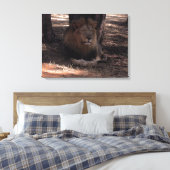 AFRIKAANSE LEEUW Grote Vijf Kat Wildlife Fotoprint Canvas Afdruk (Insitu (Slaapkamer))