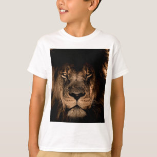 Afrikaanse leeuw manen dichte ogen t-shirt
