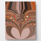 Afrikaanse Lichtblonde Kaleidoscoop Art Print Desi Fotoplaat (Voorkant)