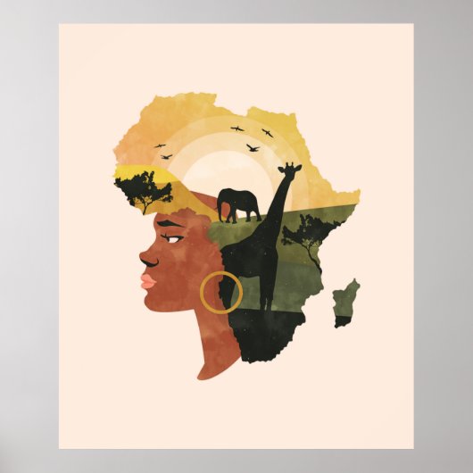 Afrikaanse liefde poster (Voorkant)