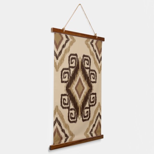 Afrikaanse liefhebbers betegeld patroon hangend wandkleed (Gebogen)