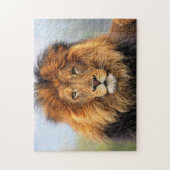 Afrikaanse lion 1 legpuzzel (Verticaal)