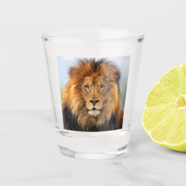 Afrikaanse lion 1 shot glas