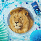 Afrikaanse Lion 2 Papieren Bordje (Feest)