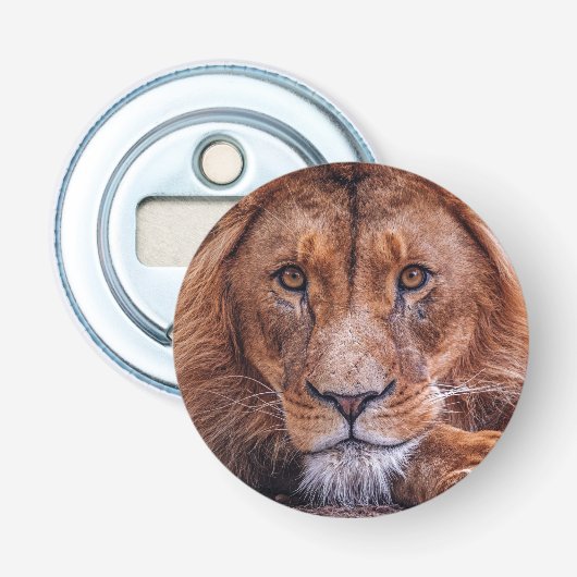 Afrikaanse lion button flesopener (Voorkant)