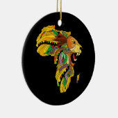 Afrikaanse lion keramisch ornament (Rechts)