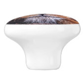 Afrikaanse lion keramische knop (Zijkant)