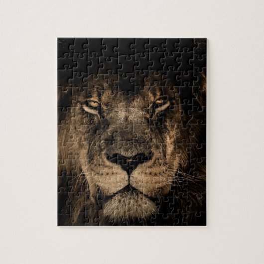 Afrikaanse lion legpuzzel (Verticaal)