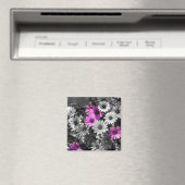 Afrikaanse madeliefjes BW bloemmagneet Magneet (Insitu (Vaatwasser))