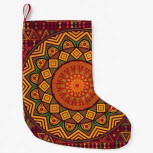Afrikaanse mandala, Polynesische circulaire design Kleine Kerstsok