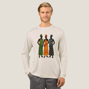 afrikaanse Mannen Tri-Blend Shirt