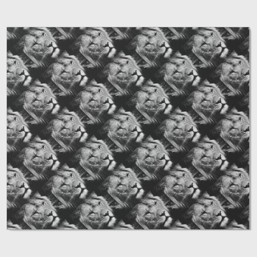 afrikaanse mannetjesopbergmacro cadeaupapier (Vlak)