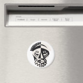 Afrikaanse maskermagneten magneet (Insitu (Vaatwasser))