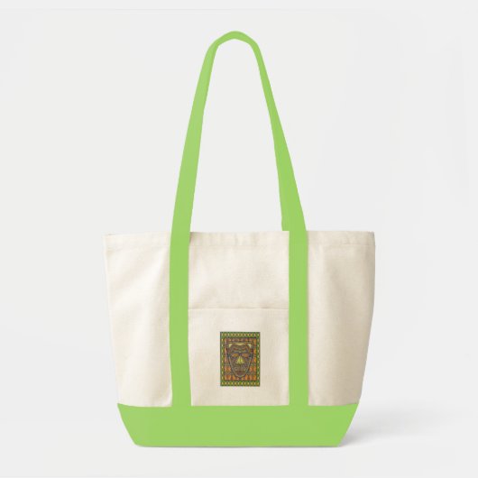 Afrikaanse maskerontwerp - tas (Voorkant)
