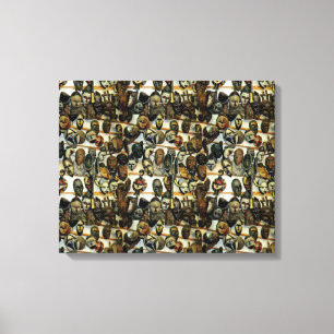 Afrikaanse maskers canvas afdruk