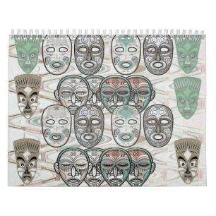 Afrikaanse maskers kalender