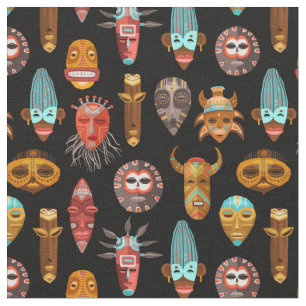 Afrikaanse maskers stof