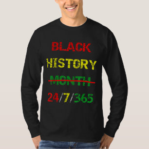 Afrikaanse Melanin Black History maand 247365 zwar T-shirt