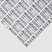 Afrikaanse modder MC3 zwart op wit Tissuepapier (Detail)