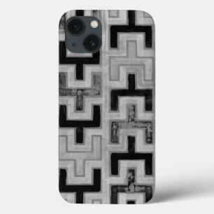 Afrikaanse moddoek Textiel met Geometrische Patron iPhone 13 Hoesje