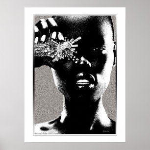 Afrikaanse Mode Diamond Poster