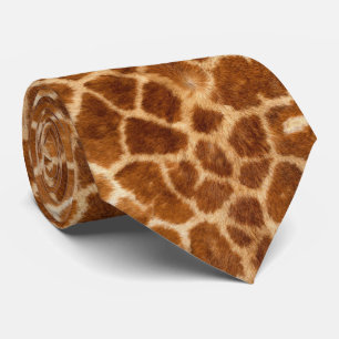 Afrikaanse mode wilde safari dier giraffe print stropdas