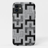 Afrikaanse modedoek met geometrische patronen