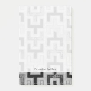 Afrikaanse modedoek met geometrische patronen post-it® notes
