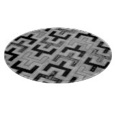 Afrikaanse modedoek met geometrische patronen snijplank (Hoek)