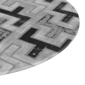 Afrikaanse modedoek met geometrische patronen snijplank (Hoek)