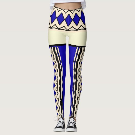 Afrikaanse motief leggings (Voorkant)
