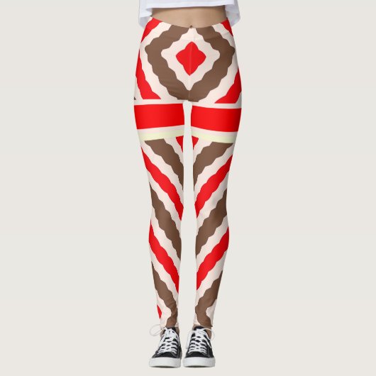 Afrikaanse motief leggings (Voorkant)